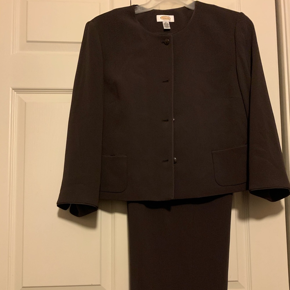 Talbot brown suit